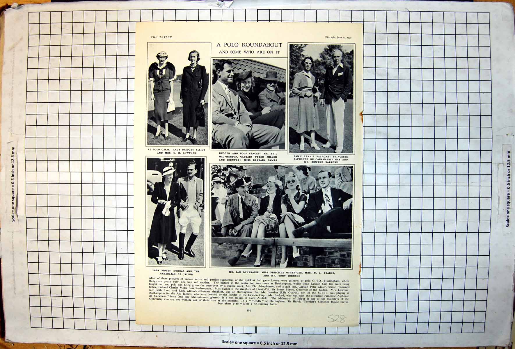 Old Polo Roundabout Lady Bridget Elliot Peter Miller Lady Dundas 1939 20th