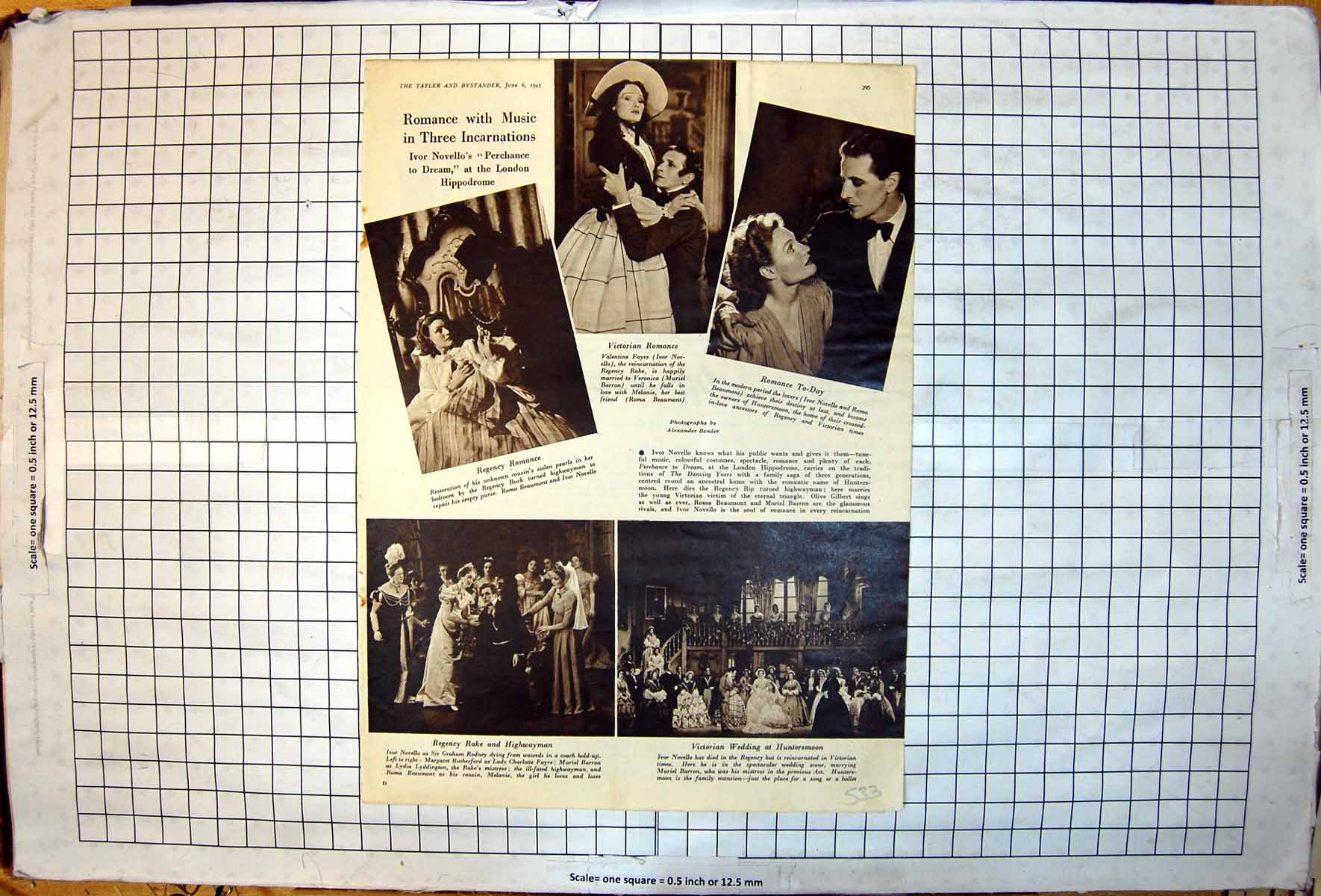Old Ivor Novello'S Perchance To Dream Muriel Barron Roma Beaumont 1945 20th