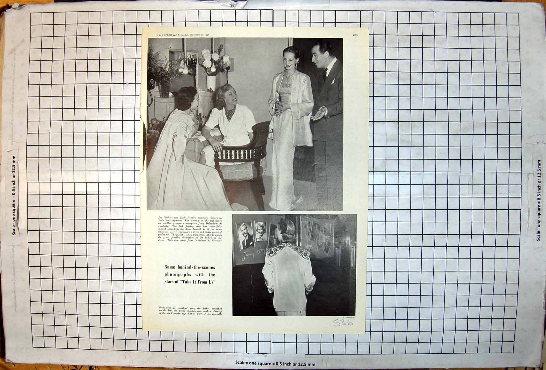 Old Take It From Us Behind Scenes Photos Joy Nichols Dick Bentley 1950 20th
