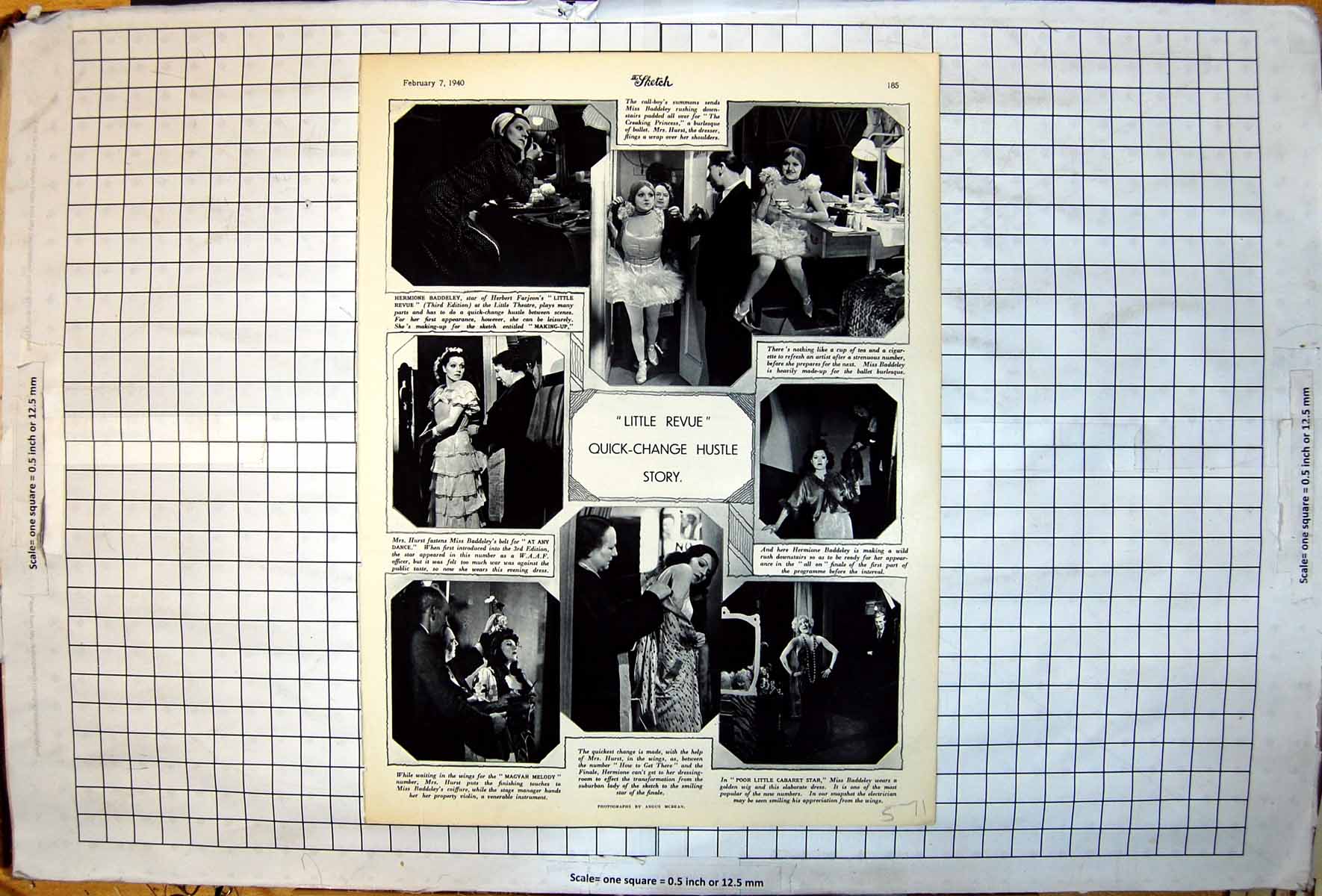 Old Print Little Review Quick Change Hustle Story Hermione Baddeley 1940 20th