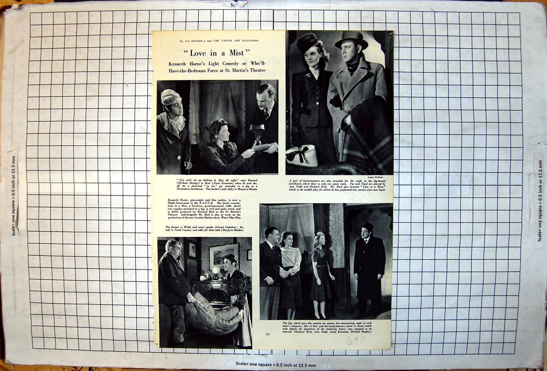 Old Scenes Love In A Mist Michael Shepley Anna Konstam M Rhodes 1941 20th