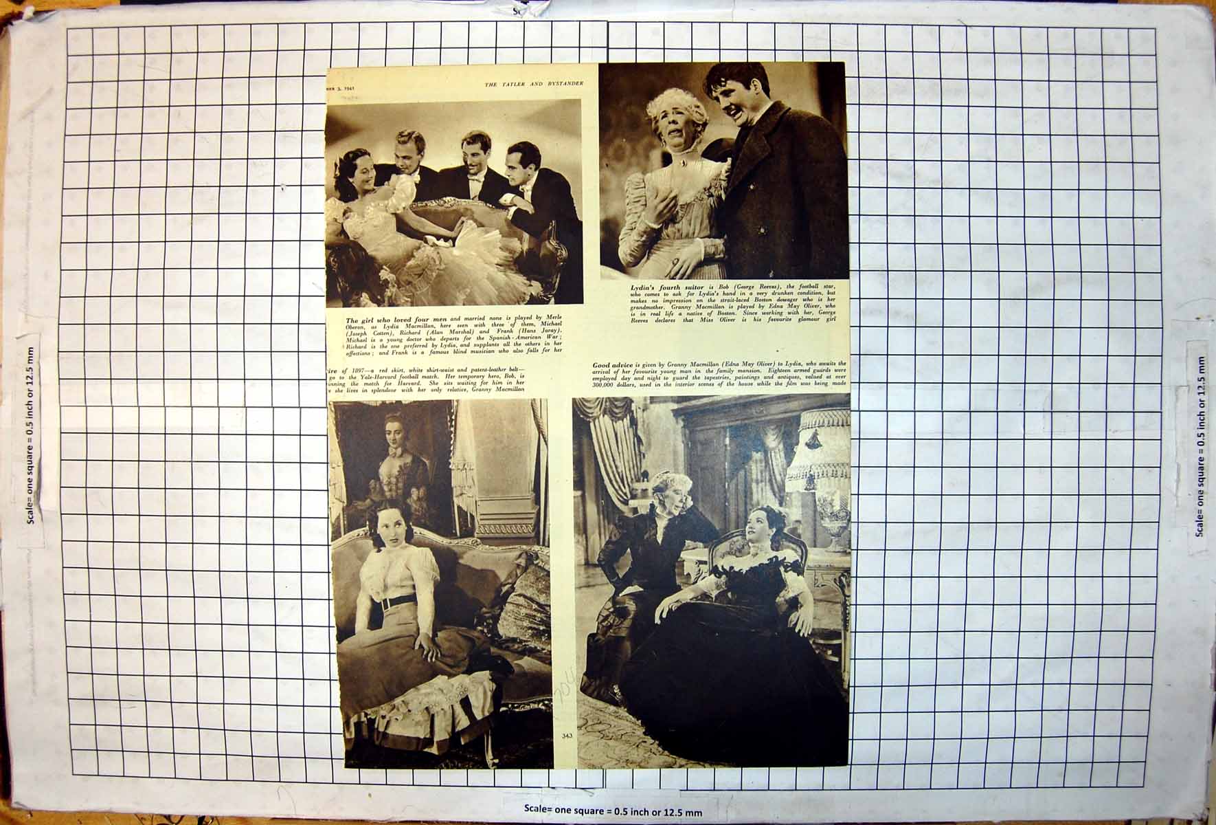 Old Merle Oberon Joseph Cotten Alan Marshall Hans Jaray G Reeves 1941 20th