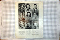Antique Old PrintBritish Stars Murray Dowling Harvey Todd Plunkett Denison