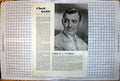 Antique Old Print Clark Gable 20 Years Popularity Portrait Mgm Information