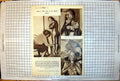 Antique Old Print Miss Wendy Wood Being Covered GPaint Revue D'Elegance 1940