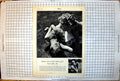 Antique Print Mrs Peter Quennellposing With Plaster Cast Busts Kissing 1940