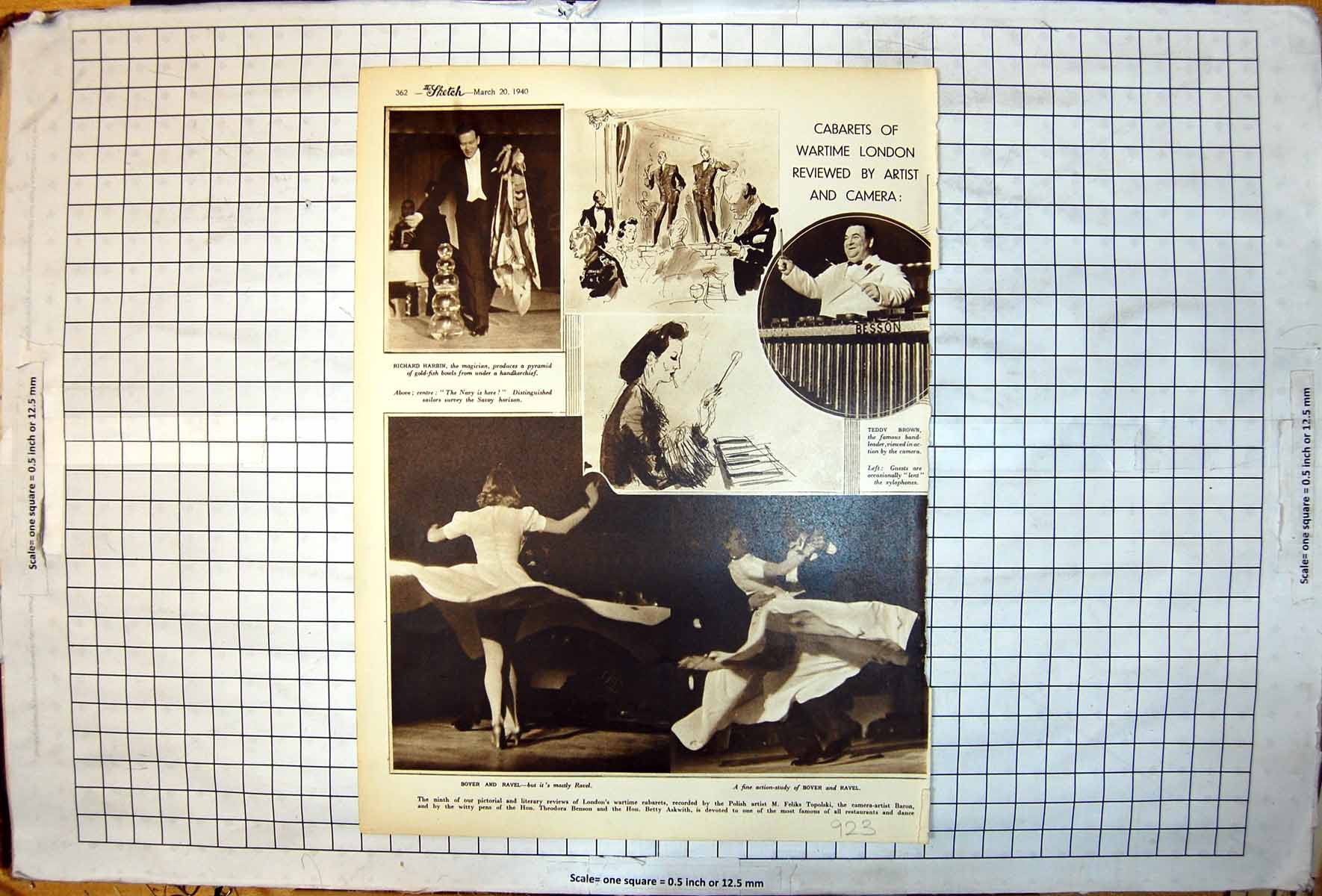 Old Cabarets Wartime London Savoy Show Spectators Richard Harbin 1940 20th