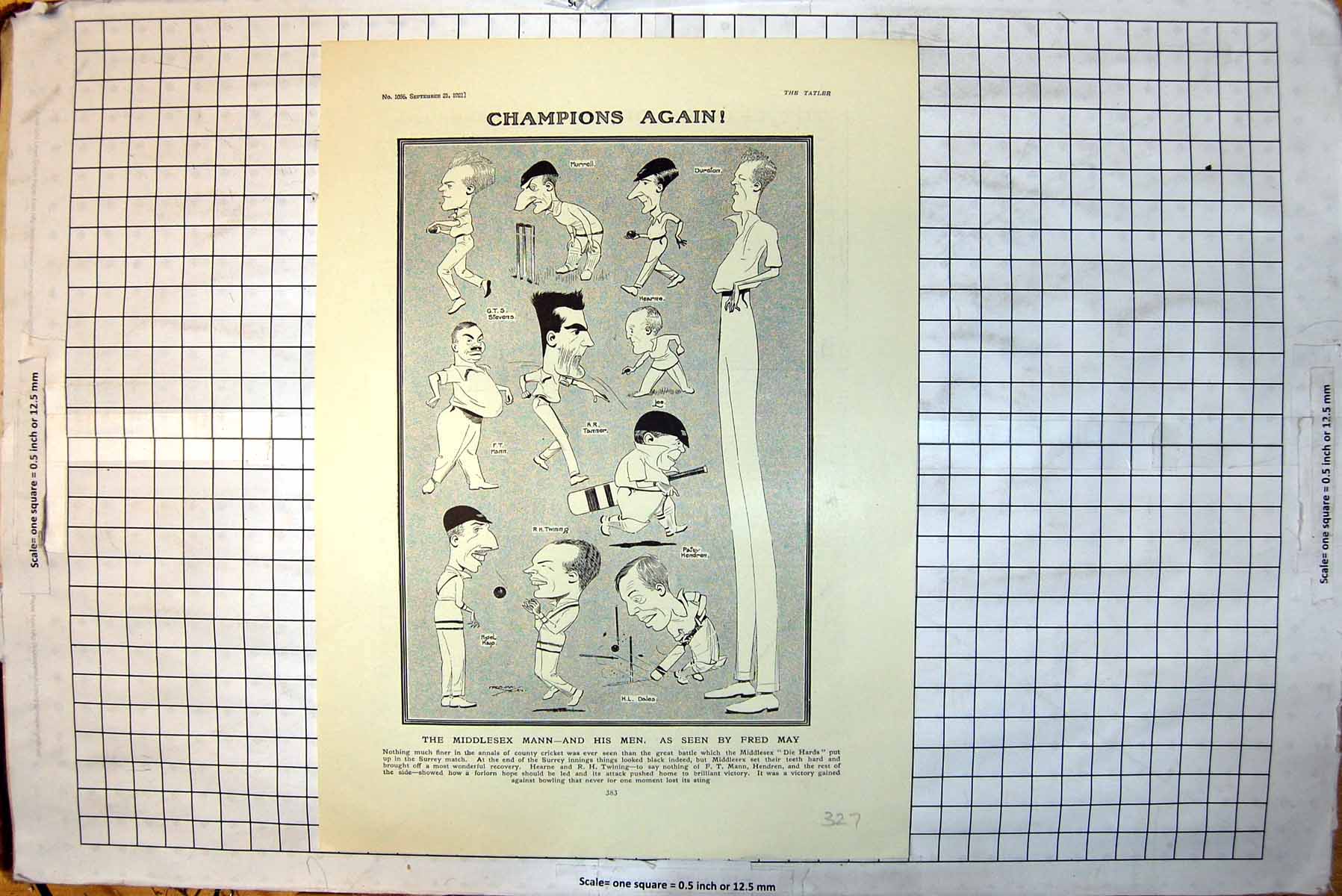 Old Print Middlesex Mann Fred May Marquis Milford Haven Lucia White 1921 20th