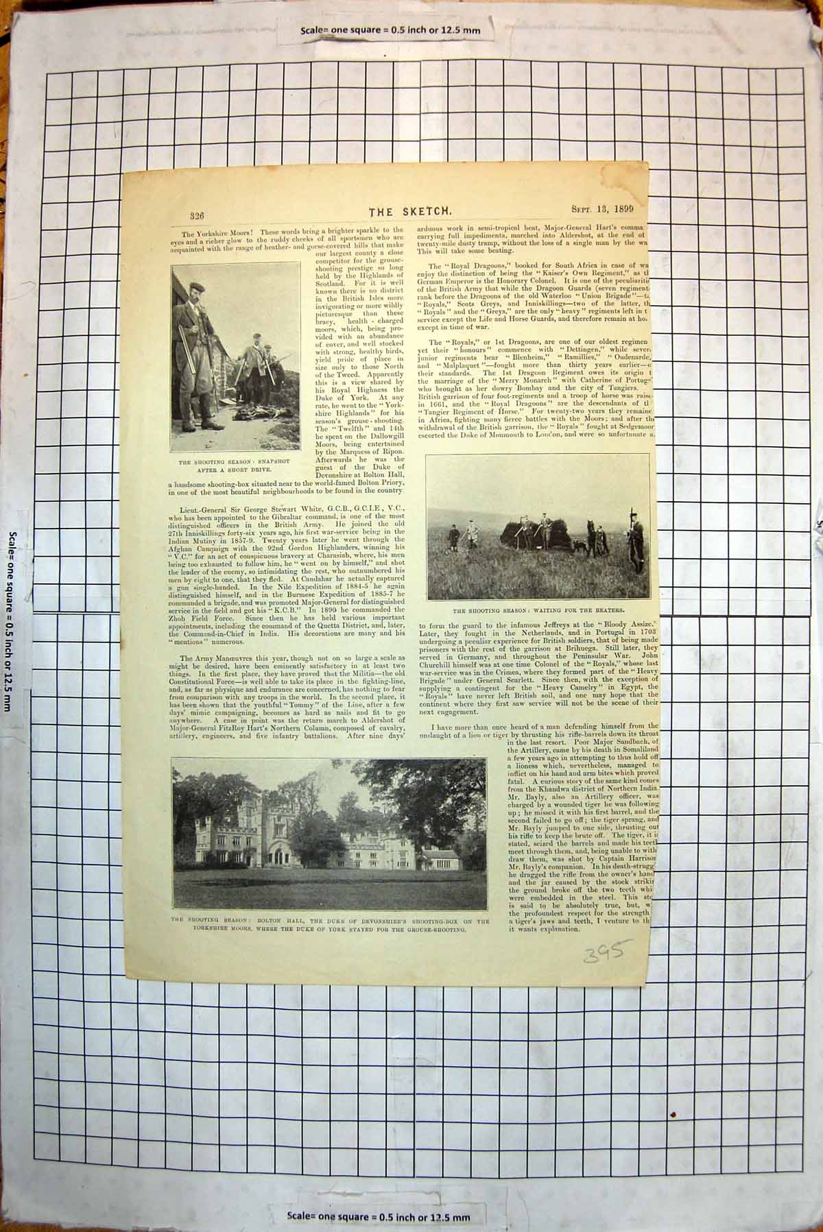 Old Shooting Season Beaters Bolton Hall Duke Devonshire J Darling 189 Victorian