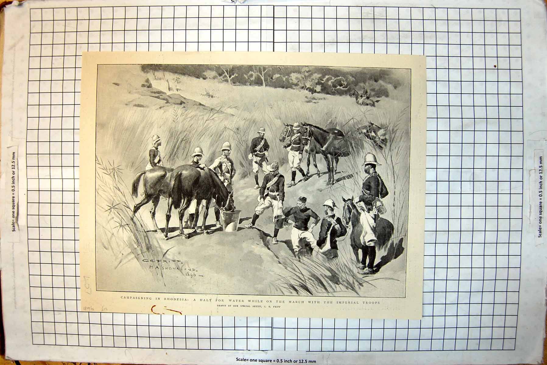 Old Rhodesia Imperial Troops Baron Dhanis Artin Pasha Col Ponsonby189 Victorian