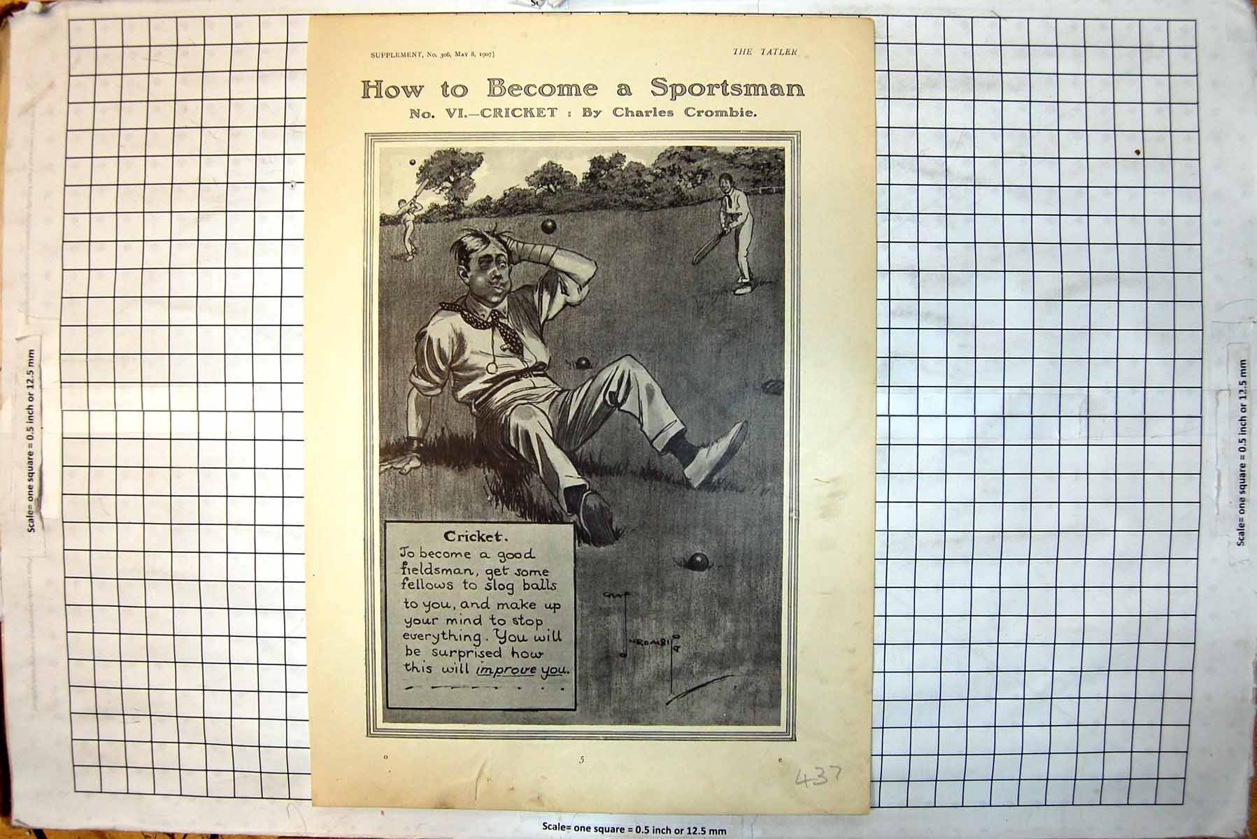 Old How Become Sportsman Cricket C Crombie Polo Buckmaster Nickalls19 20th