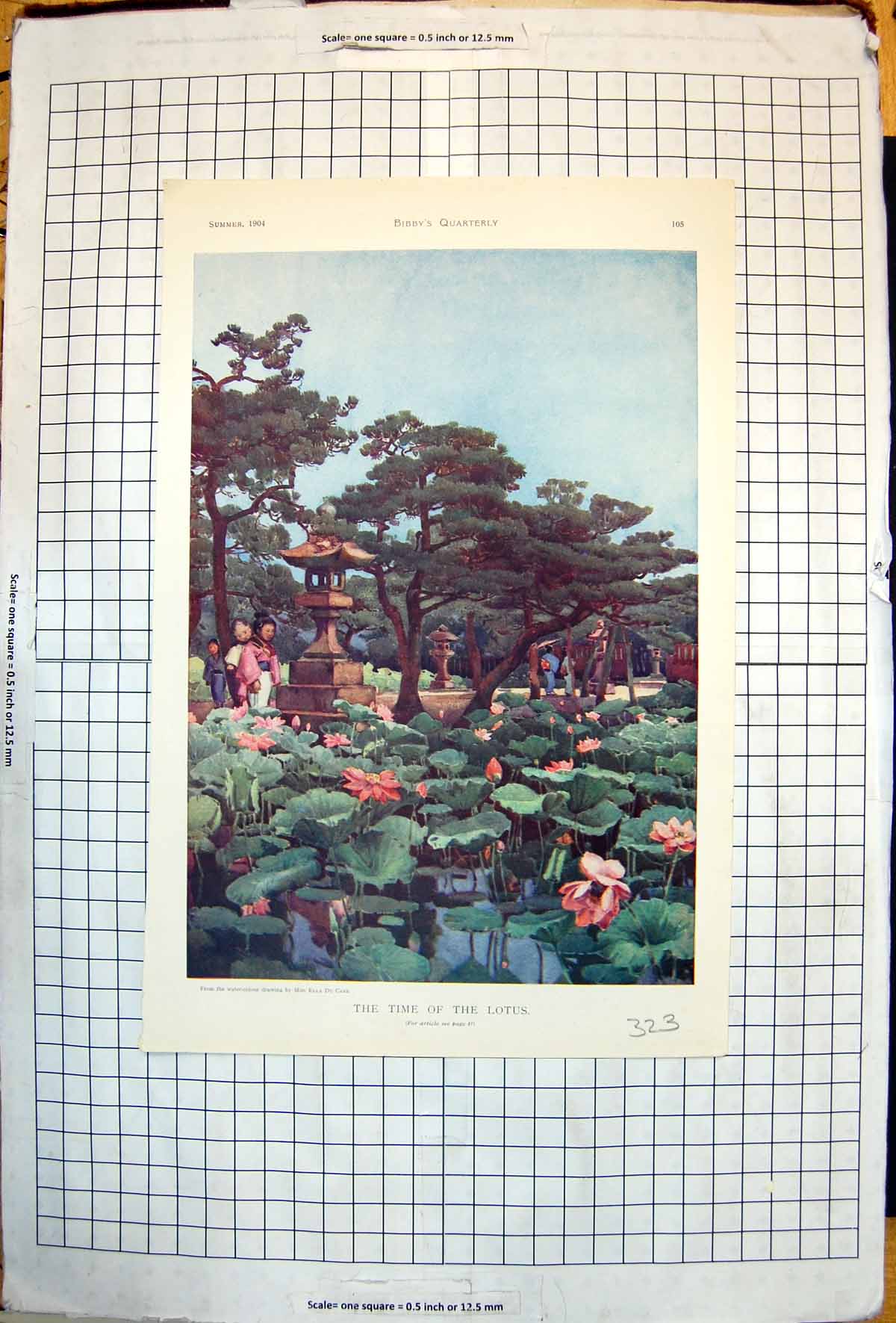 Old Time Lotus Japanese Ladies Ella Du Cane Child What Will He Become