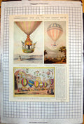 Old Conquering Air Early Days Ascent Balloon Clasp Death Coral Reef19 20th