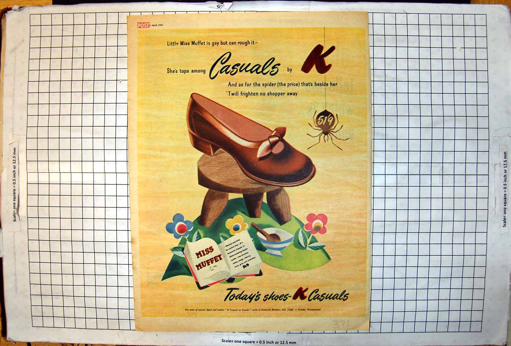 Original Old Vintage Print K Casual Shoes Gibbs Dentifrice Cleans Teeth 1950