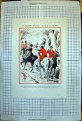 Old Print Cross Scent J Booth Hunting Sad Case Will Owen Man Sticks 1911 20th