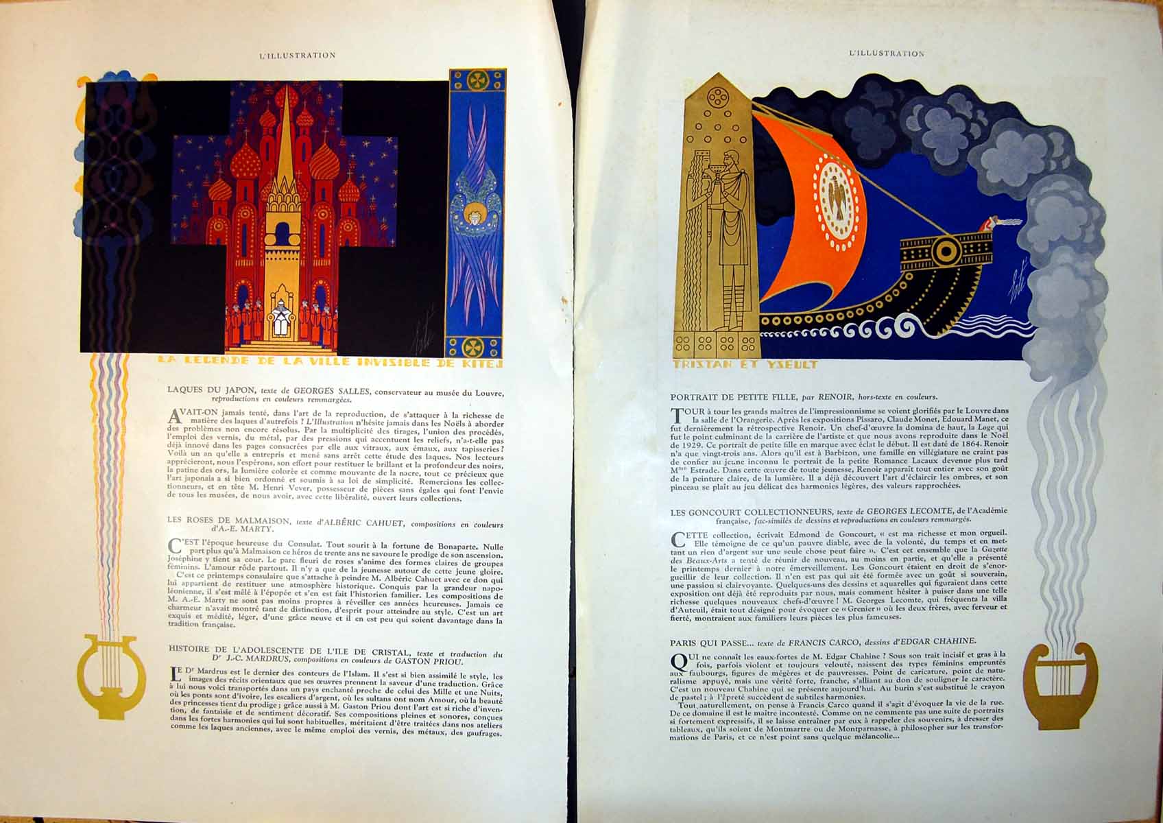 Old Illustration Noel Legend La Ville Invisible De Kitej Tristan Et Y