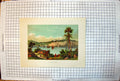 Antique Print St Paul De Loanda Tropical Bay Ships Palm Trees Native Houses