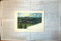Old Print Bloemfontein From Fort Trees Countryside Hills Buildings Colour