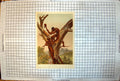 Old Print Natives Tree Collecting Honey Traditional Tool Wood Bowl Africa