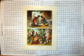 Old Print African Women Pounding Grain Natives Making Pombe Drink Vessels