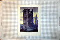 Antique Old Print Ypres Great War Devastation Bombing Siers Sombre Colours