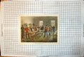 Old Print Rehearsal Drum Fife Band South Wales Borderers J Hoynck Colour