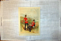 Antique Old Print 57Th Duke Cambridge'S Own Middlesex Colour Portrait Resting