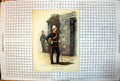 Antique Print Halifax Garrison Artillery H Bunnett Colour Study Siers C1889