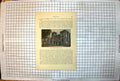 Old Print Bristol Cathedral From College Green Grey Building Colour Trees 20th