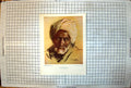 Antique Print Indian Head Subject WS Bagdatopulus Elderly Gentleman Turban