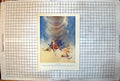Old Sand Storm Dust Devils Camels Horses Travellers Lying Down C 1940 20th