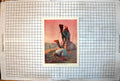 Antique Print Prayer Desert Worshipper Sandals Camels Fastened Colour 1915 20th