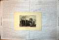 Antique Old Print Bristol Cathedral North East View From Engraving B Winkles