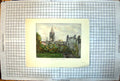 Antique Print Christ Church Cathedral Buildings Trees Windows Colour C1909 20th