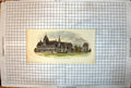 Antique Print South-West View University Museum Oxford Buildings Trees 1855
