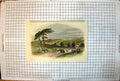 Antique Print Tunbridge Wells From Race Course People Walking Riding Horses