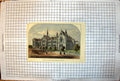 Antique Print The New University College Nottingham Arched Windows Entrance