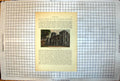 Antique Old Print Bristol Cathedral From College Green Colour Trees Building