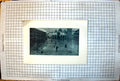 Antique Old Print Rainy Square Open Ground Buildings People Arches Domes 1899