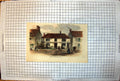 Antique Old Print Residence William Palmer Rugeley Two Storey House Street