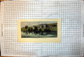 Antique Print View Chatsworth From River Derwent Imposing House Trees Water