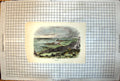 Antique Print Folkestone Kent Fishing Boats Sail Sands Buildings Cliff Top