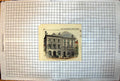 Antique Old Print New Corn Exchange Northampton Arches Columns Pedestrians