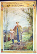 Old Print Home Again Painting As Cope Girl Leads Sier Eyes Banadaged 191 20th