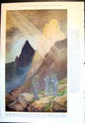 Antique Print Legends From Land Faery Four Mystic Treasures Shee Stone 1937
