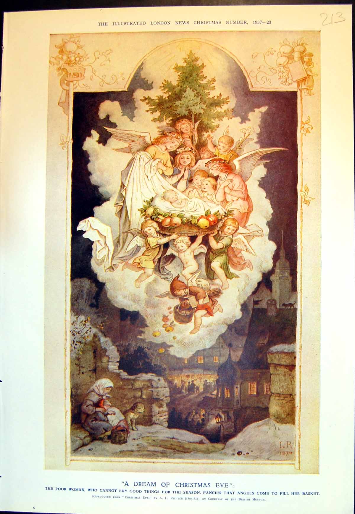 Old Dream Christmas Eve History Tom Jones Foundling Illustrated 1937 20th