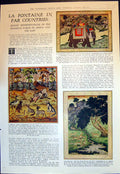 Old Fables Africa East Rat Elephant Shepherd Lion Miller Son Ass 1937 20th