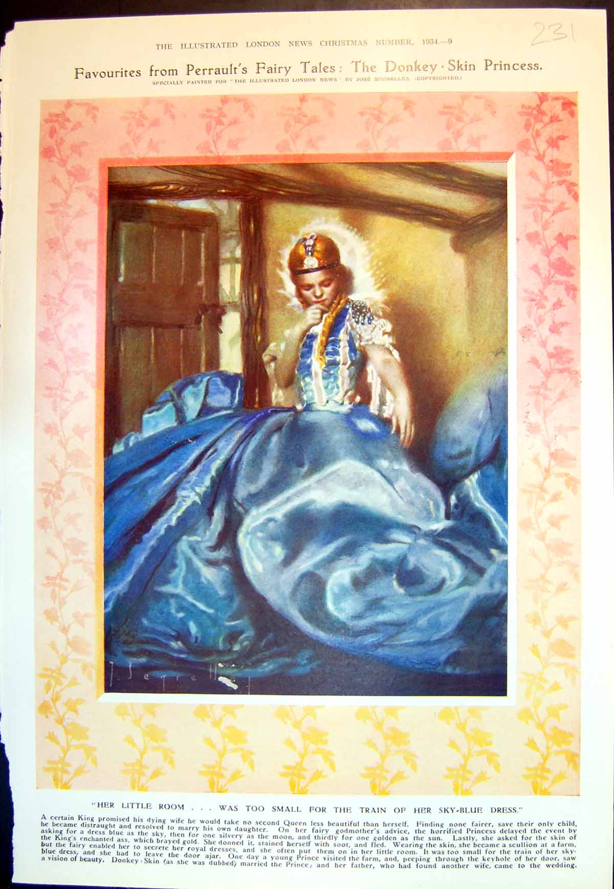 Old Perraults Fairy Tales Donkey Skin Princess Cinderella Pumpkin 193 20th