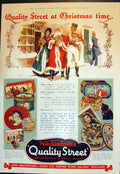 Antique Print Mackintishs Quality Street Christmas Grace Line Cruising 1937