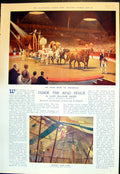Old Circus Life Seago Parade Before Performance Satanic Rider Ring 19 20th